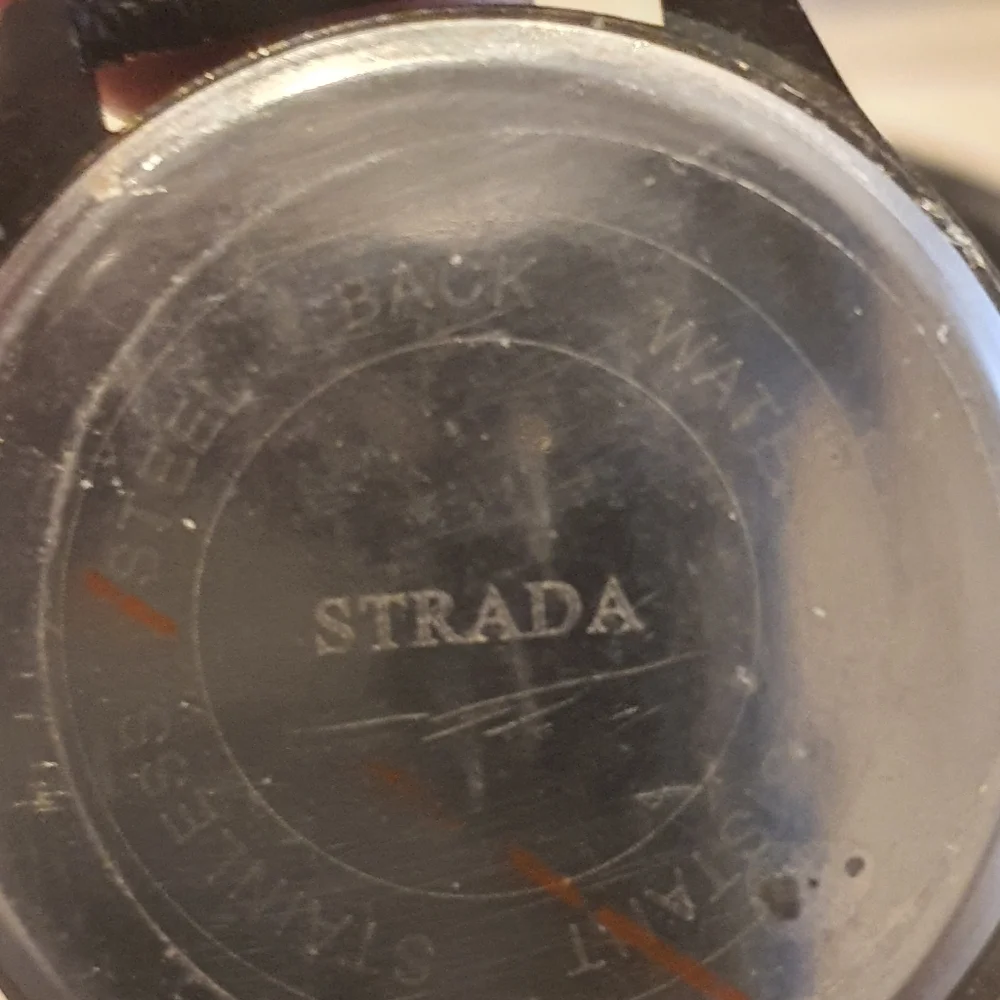 10/$20 Strada Bronze/Yellow Leather Men's Watch